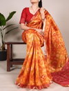 YNF 7416 Jacquard Silk With Patola Print With Zari Weaving Work Saree Wholesale Online